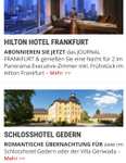 Wieder da! Journal Frankfurt (Jahresabo, 12 Ausgaben) für 49,80€ mit Prämie nach Wahl z.B. Hotelgutschein für das Schlosshotel Gedern