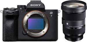 Sony Alpha 7 IV Systemkamera + Sigma 24-70mm F2.8 DG DN Art Objektiv für Sony E-Mount (exkl. -100€ Cashback = 3199€)