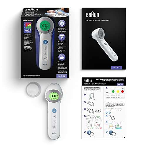 Amazon.es |Braun No touch + touch Thermometer mit Age Precision