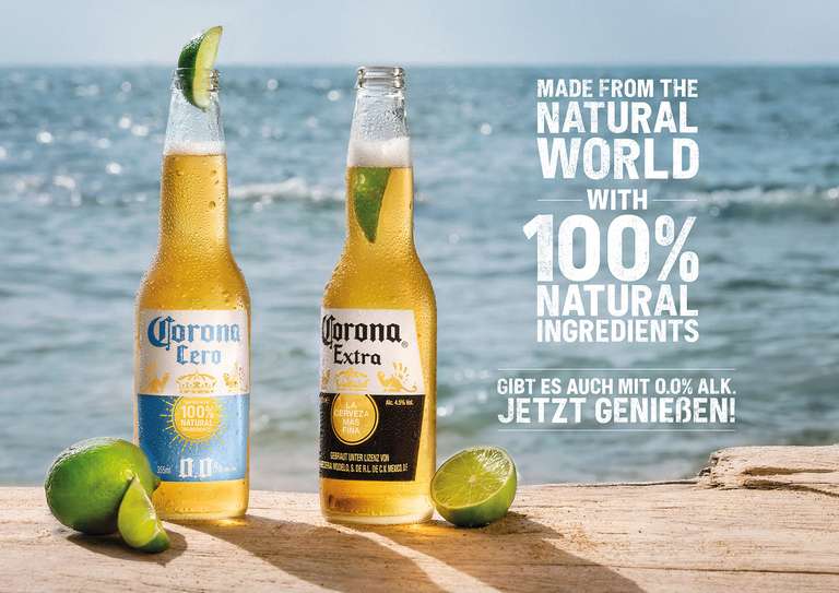 Corona Extra Coolbox - Kühltruhe mit 12 Flaschen internationales Premium Lager Bier (38,11€ möglich) (Prime Spar-Abo)