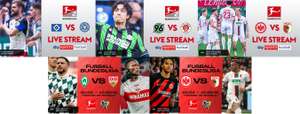 1. & 2. Bundesliga: Frankfurt vs. Augsburg | Werder vs. Stuttgart | HSV vs. Kiel | Hannover vs. St. Pauli - kostenlose Livestreams (VPN)