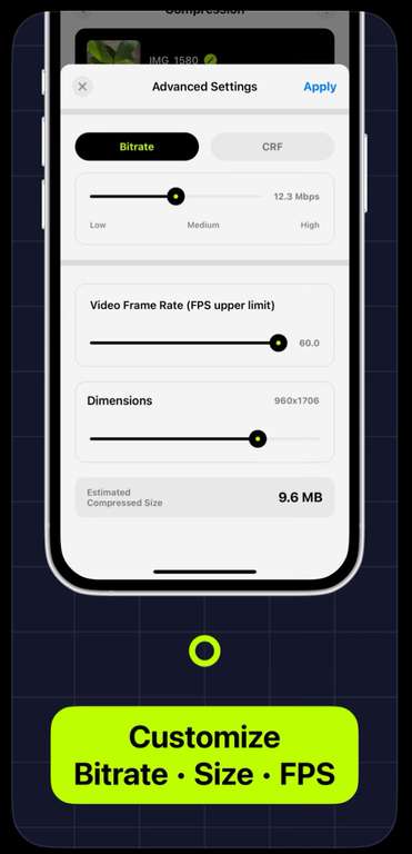 [iOS AppStore] VideoCompress - Videos komprimieren, um Speicherplatz zu sparen (bspw. für E-Mail Versand)