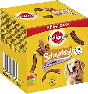 [Prime] Pedigree Hundesnacks Hundeleckerli Schmackos Mixbox, 110 Stück - 790g, 22 Stück (5er Pack) Sparabo: 6,29€
