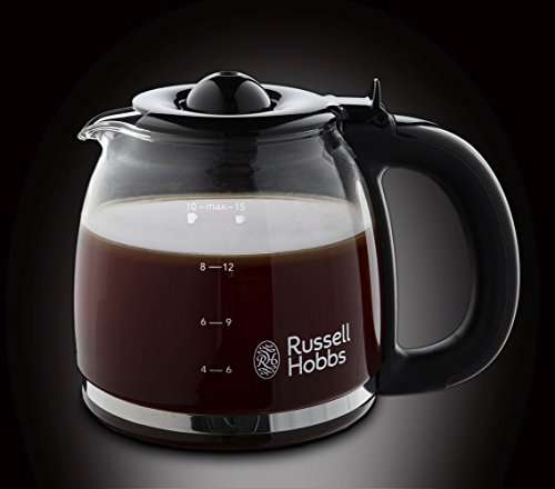 Russell Hobbs Filterkaffeemaschine (max 10 Tassen, 1,25l Glaskanne, Warmhalteplatte, Abschaltautomatik, 1100W) für 26,39€ (Amazon Prime)