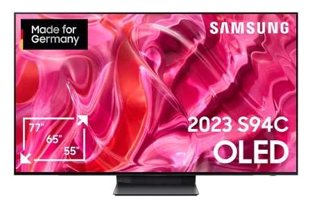 Samsung 77 Zoll 4K S94C OLED TV (195 cm, Neural Quantum Prozessor 4K Dolby Atmos, 144 Hz) Expert Kitzingen 1829 + Cashback 300 1529,-