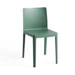 HAY Elementaire Chair, vier Stühle 2x grün und 2x schwarz durch VSK Fehler,, Design: Bouroullec Brüder [Veepee]