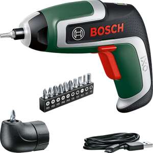 Bosch Home and Garden Bosch Akkuschrauber IXO (7. Generation; 3,6V; 2,0Ah; 5,5Nm; Set inkl. Winkel-Aufsatz; mit Mikro-USB-Kabel) PRIME