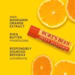 Burt's Bees 100 % natürliches Lippenbalsam - Bienenwachs, Gurke-Minze, Wassermelone und süße Mandarine (4 × 4.25g) (Prime Spar-Abo)