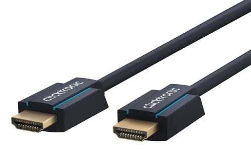 Clicktronic Casual Ultraslim High Speed HDMI Kabel mit Ethernet,4K Ultra HD, 3D-TV, ARC, 2.0 m RAL