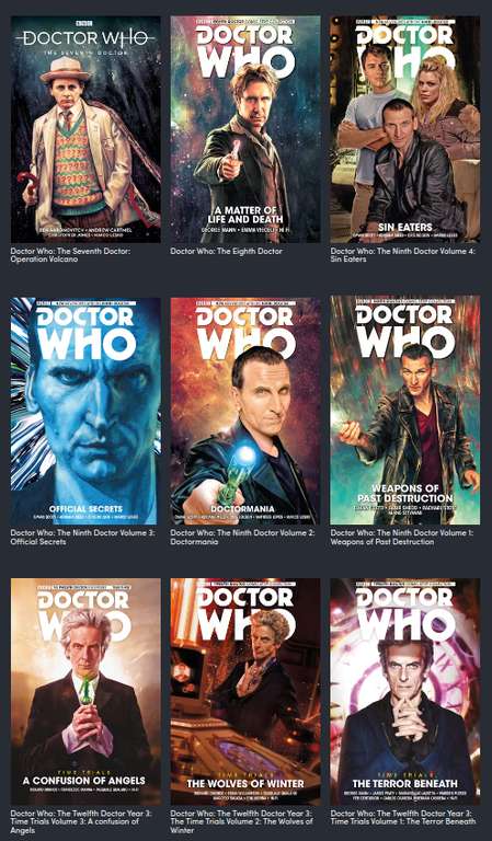 [Humble Bundle] Doctor Who Megabundle Explore the Whoniverse, 61 Comics, DRM Free