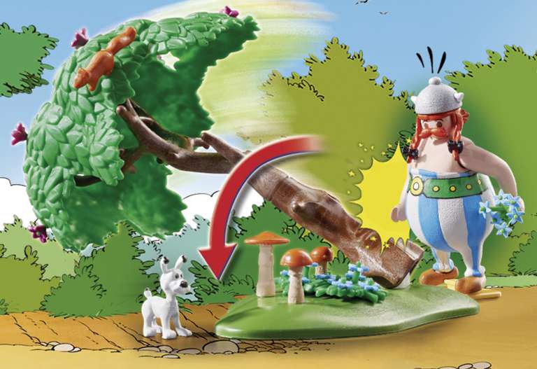 (Prime/OTTO) PLAYMOBIL Asterix 71160 Wildschweinjagd, Mit kippbarem Baum, Spielzeug für Kinder ab 5 Jahren