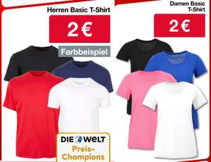 [Woolworth] Wochenprospekt - verschiedene Produkte wie z.B. Basic T-Shirts für 2€, Caps für 3€, Boxershort für je 2€ + 3für2 Aktion