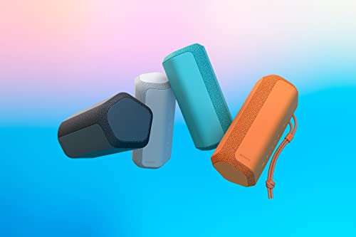 Tragbarer kabelloser Bluetooth-Lautsprecher von Sony SRS-XE200 in Blau