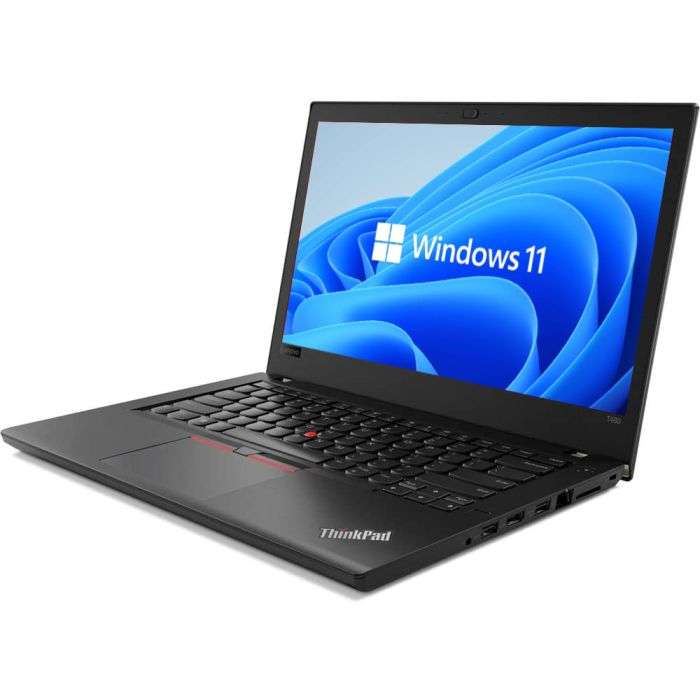 ThinkPad T480 14" Touchscreen Notebook - i5 8350u 8GB 256GB m.2 SSD USB-C & Thunderbolt HDMI Windows Pro - refurbished Business-Laptop