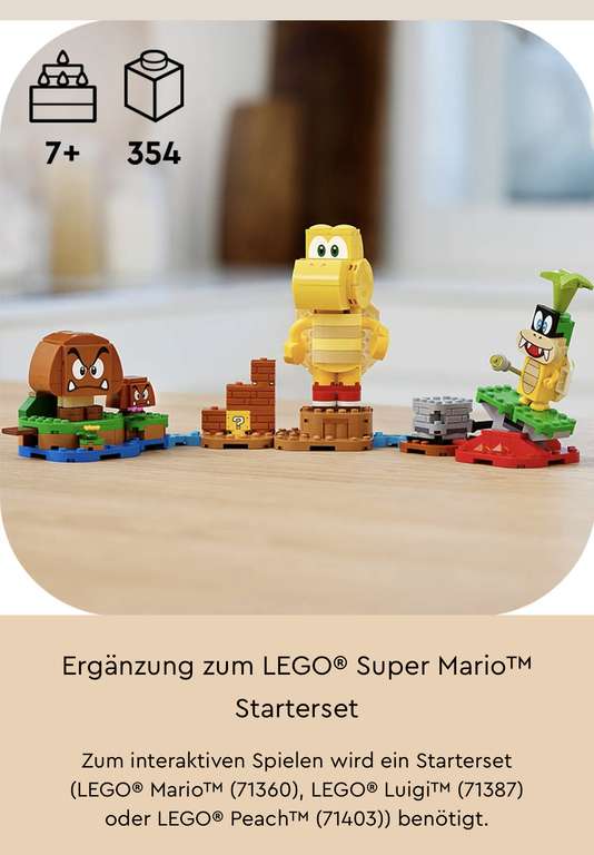 LEGO Super Mario 71412 Garstiges Maxi-Eiland – Erweiterungsset EOL