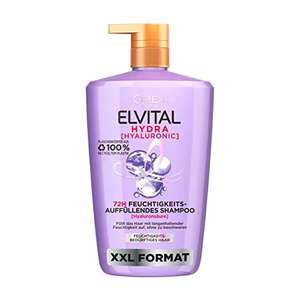 L'Oréal Paris Elvital feuchtigkeitsspendendes XXL Shampoo Hydra Hyaluronic, 1000 ml (Amazon Prime)