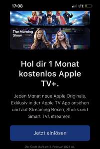 Apple TV 1 Monat kostenlos (Nur ohne aktiven Account)