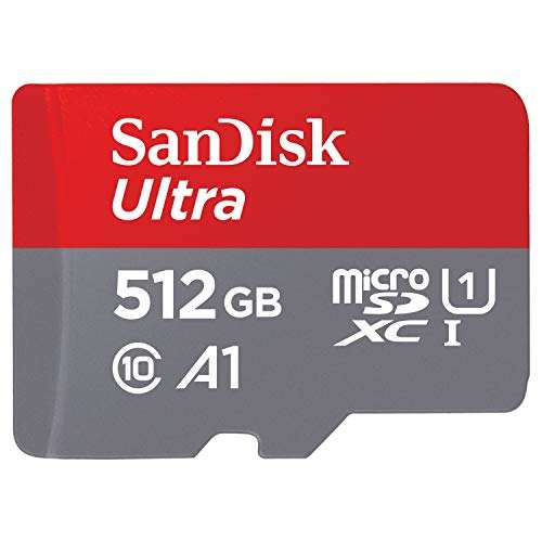 [MM/Saturn/Amazon] SanDisk Ultra R120 microSDXC 512GB Kit, UHS-I U1, A1, Class 10