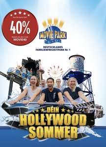 40% Rabatt im MoviePark Germany