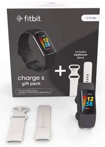 Fitbit Charge 5 Gift Pack | Aktivitätstracker | 1" OLED Display | NFC | GPS | div. Messfunktionen | Bezahlfunktion | inkl. zweites Armband