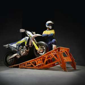 MTB Hopper Rampe Moto Portabel, klappbar, bis 300 kg belastbar, für Enduro- und MX-Motorräder entwickelt, für Sprünge bis 30 km/h