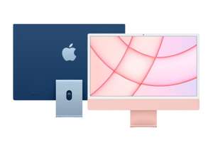 Apple iMac (2021) 256GB M1 8GB RAM 8C/8C in blau oder rosa für 1099,- bei eBay im WOW Deal