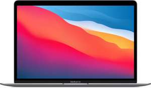 Apple MacBook Air 2020 (13.3", 2560x1600, IPS, 400nits, M1 8+7 Kerne, 8/256GB, 2x TB3, 49.9Wh, lüfterlos, 1.29kg)