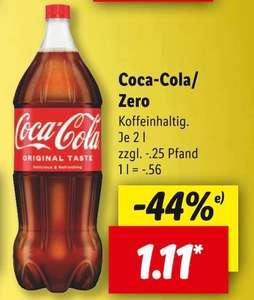 Coca Cola in der 2 Liter Flasche