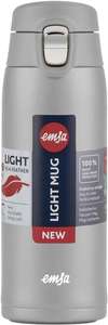 Emsa Travel Mug Light Thermo-/Isolierbecher aus Edelstahl, 0,4 Liter, 8h heiß - 16h kalt, 100% dicht, auslaufsicher (Prime)