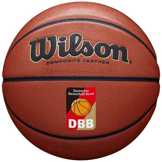 Wilson Reaction Pro Basketball DBB in Orange | Größe: 7 | Strapazierfähiges Komposit-Material | für Indoor und Outdoor