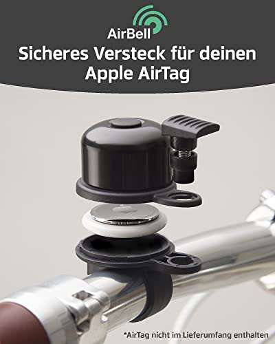 [PRIME] Airbell Fahrradklingel mit Apple AirTag Versteck