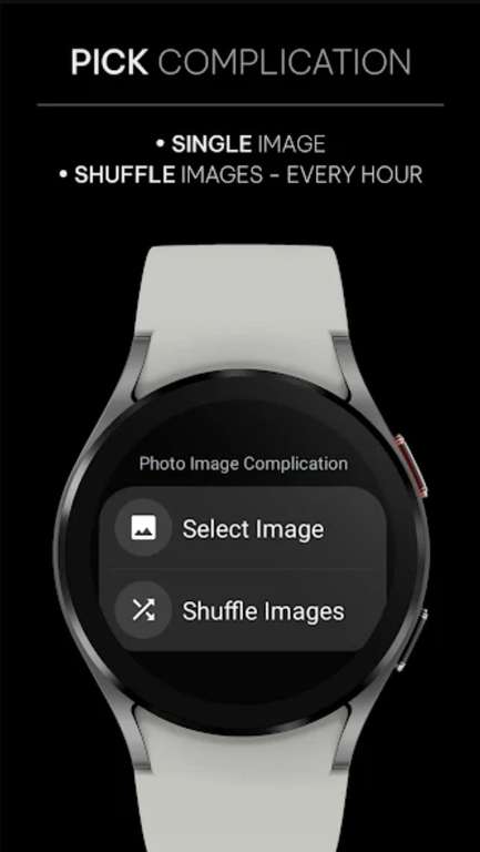 (Google Play Store) Photo Complication for Wear OS (WearOS Komplikation)