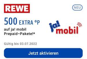[Personalisiert] Rewe + Payback 15 x Gratis Ja! Mobil Simkarte | 15 x 12GB | Mit Gewinn (10,55€ über Punkte-Einlösung, sonst 5,55€)