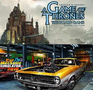 "Car Mechanic Simulator 2018" + "A Game Of Thrones: The Board Game Digital Edition" (PC) gratis im Epic Store ab 23.6. 17 Uhr