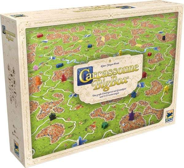 Hans im Glück - Carcassonne - Big Box, V3.0. Effektiv 28,21€ (mit Shoop 27,63€). Gutschein GAMES17 ist leider personalisiert