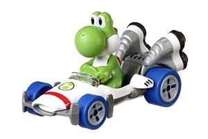 Hot Wheels - Mario Kart Replica 1:64 Die-Cast Yoshi und Bowser, Spielzeug Kart für 6,99€ [Amazon Prime]