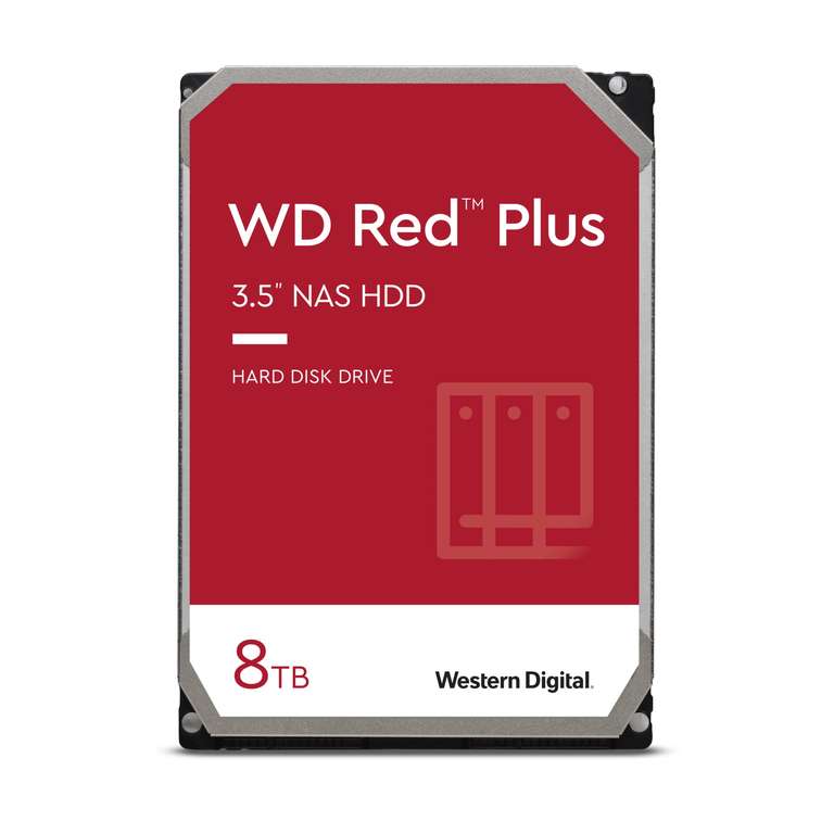 [Western Digital] WD Red Plus NAS HDD mit 8TB Speicher für 187,10€ (mit 5€ Newsletter-Gutschein und 4% Cadooz Gutscheinrabatt)