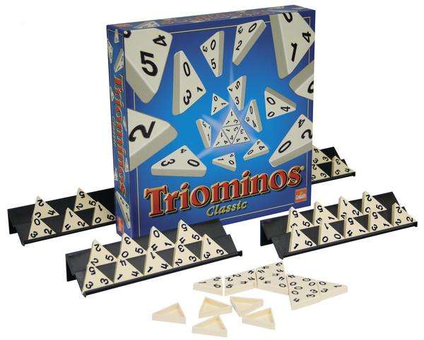 Triominos Classic | Kombinationsspiel für 2 - 4 Personen ab 6 Jahren | ca. 30 Min. | mit KultClub für 8,45€ / ohne für 9,44€