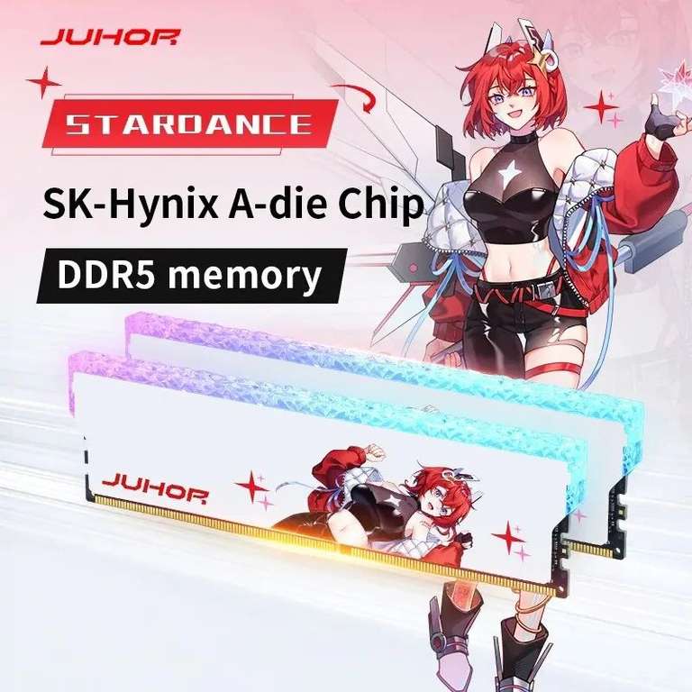 Juhor 32GB DDR5 6400 MHz Sk-Hynix A-Die CL32 Arbeitsspeicher [Aliexpress Choice]
