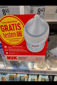 GzG NUK Perfect Match Flasche 150 ml gratis testen 4.500 Einlösungen