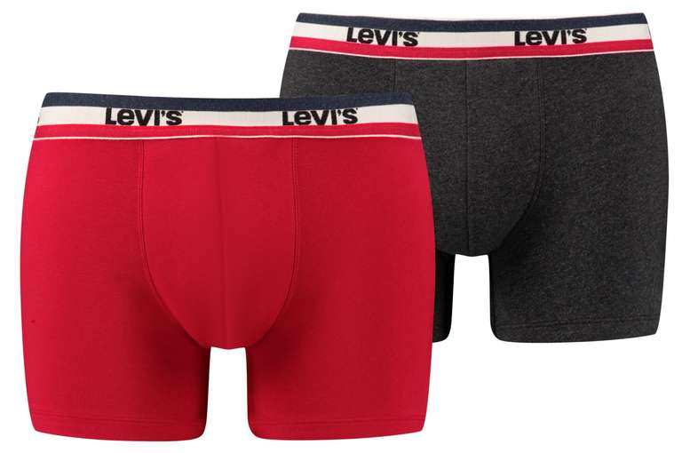 Levis Boxershorts 12er Pack in 4 verschiedenen Farben | Größe M - XXL | 100% Baumwolle