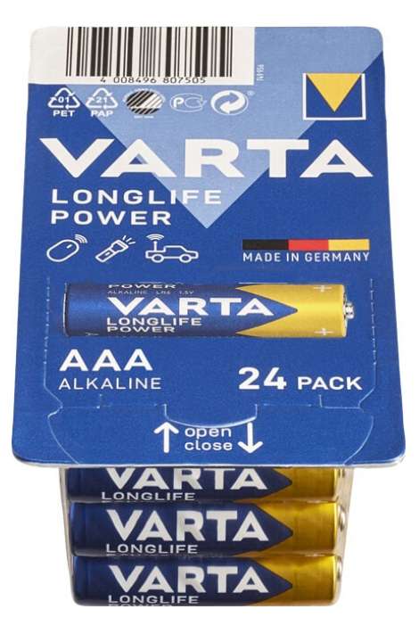 24x Varta Longlife Power AA und AAA Batterien