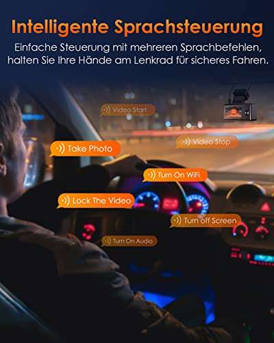 Vantrue E3 Dashcam Fr0nt/Heck/Innenraum mit 50€ Coupon