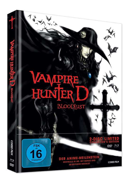 Vampire Hunter D: Bloodlust [Blu-ray + DVD] Anime Mediabook [Amazon Prime]