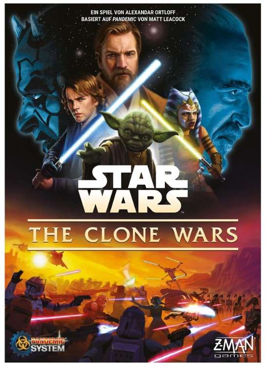 BESTPREIS ZMAN Star Wars: The Clone Wars Brettspiel (Pandemic) (Abholung oder +Versand)