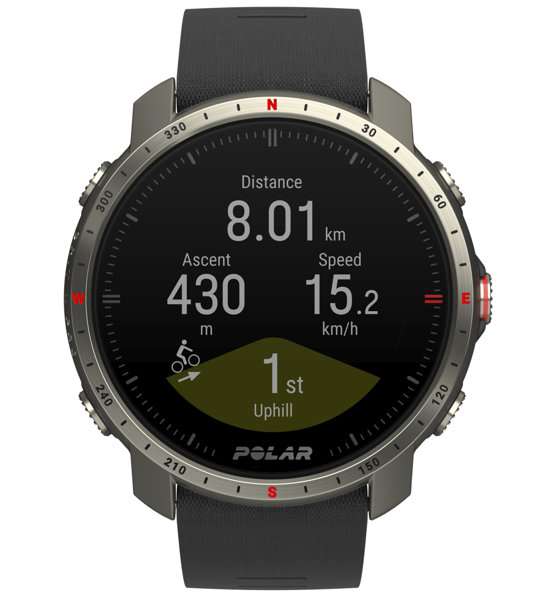 Polar - Grit X Pro Zaffiro Titan - Multisport GPS Uhr