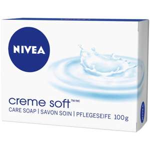 [Rossmann] 7x Nivea Pflegeseife Creme Soft mit Nivea-Coupon + 10% App-Coupon für 0,63€/Stück