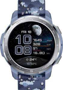 Honor Smartwatch GS Pro Camo Blue (1.39" AMOLED, 454x454, ~25d Akku, GPS + Höhenmesser + Routen, HR- & SpO2-Messung, 4GB Musikspeicher)