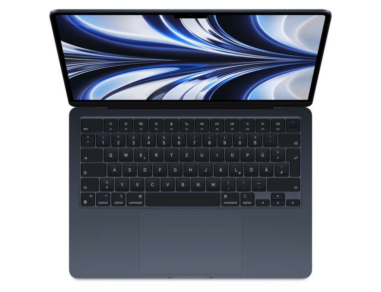 MacBook Air 13,6" 2022 M2/16/512GB SSD 8C GPU Mitternacht