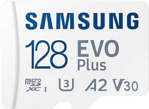 Samsung EVO Plus 128 GB micro SD Karte 130MB/s (Amazon Prime)